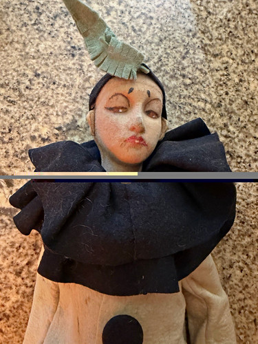 Lenci pierrot clown rag - lenci,